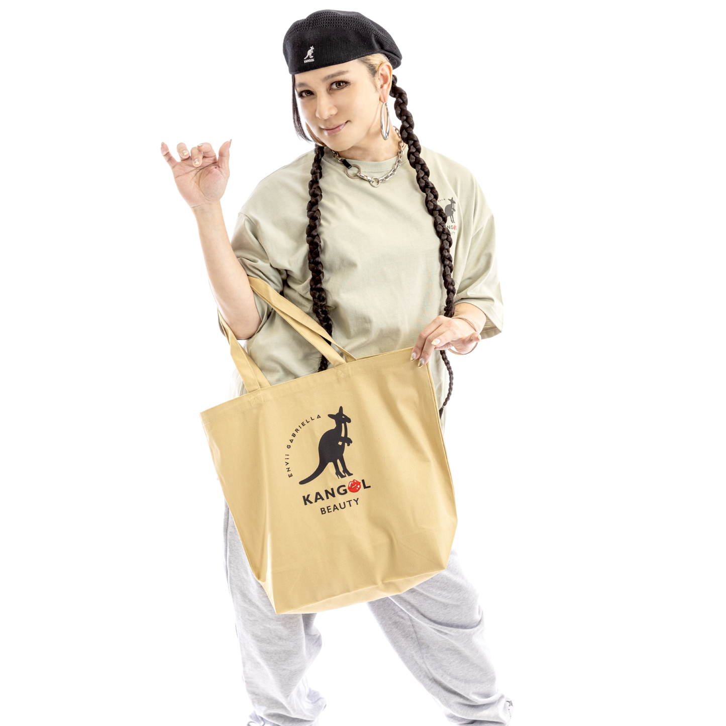 ENVii GABRIELLA × KBコラボ/トートバッグ