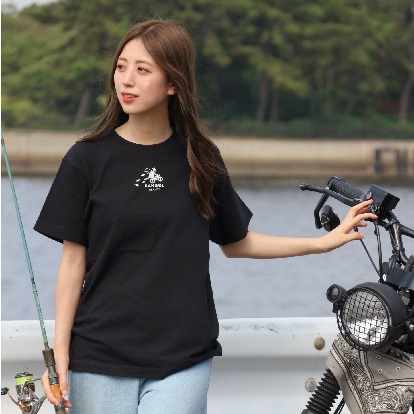 竹内千景 × KBコラボ/Tシャツ＋ヘアバームセット