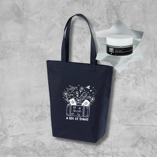 naco × KB トートバックネイビーセット