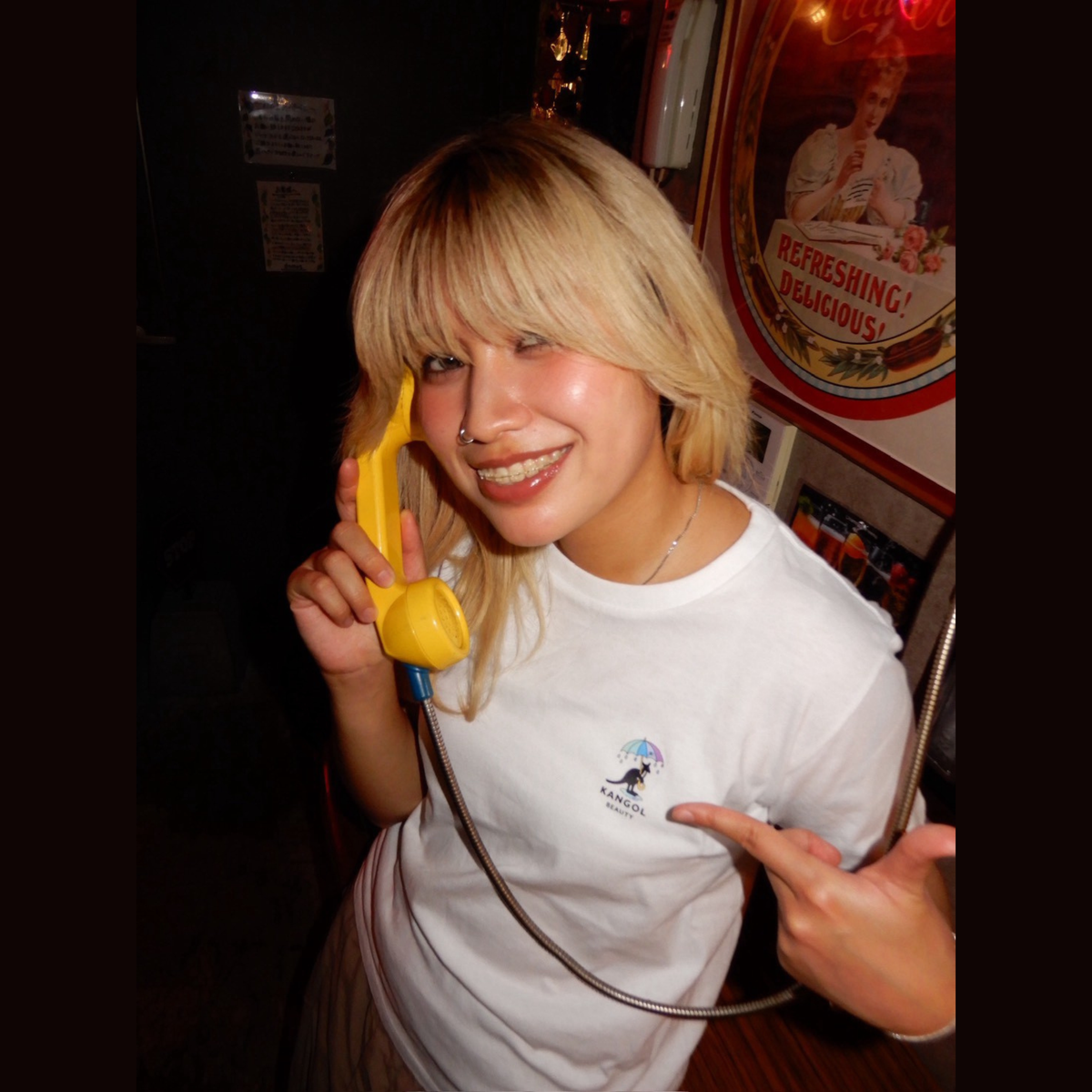 Leina × KBコラボ /ガールズTシャツ