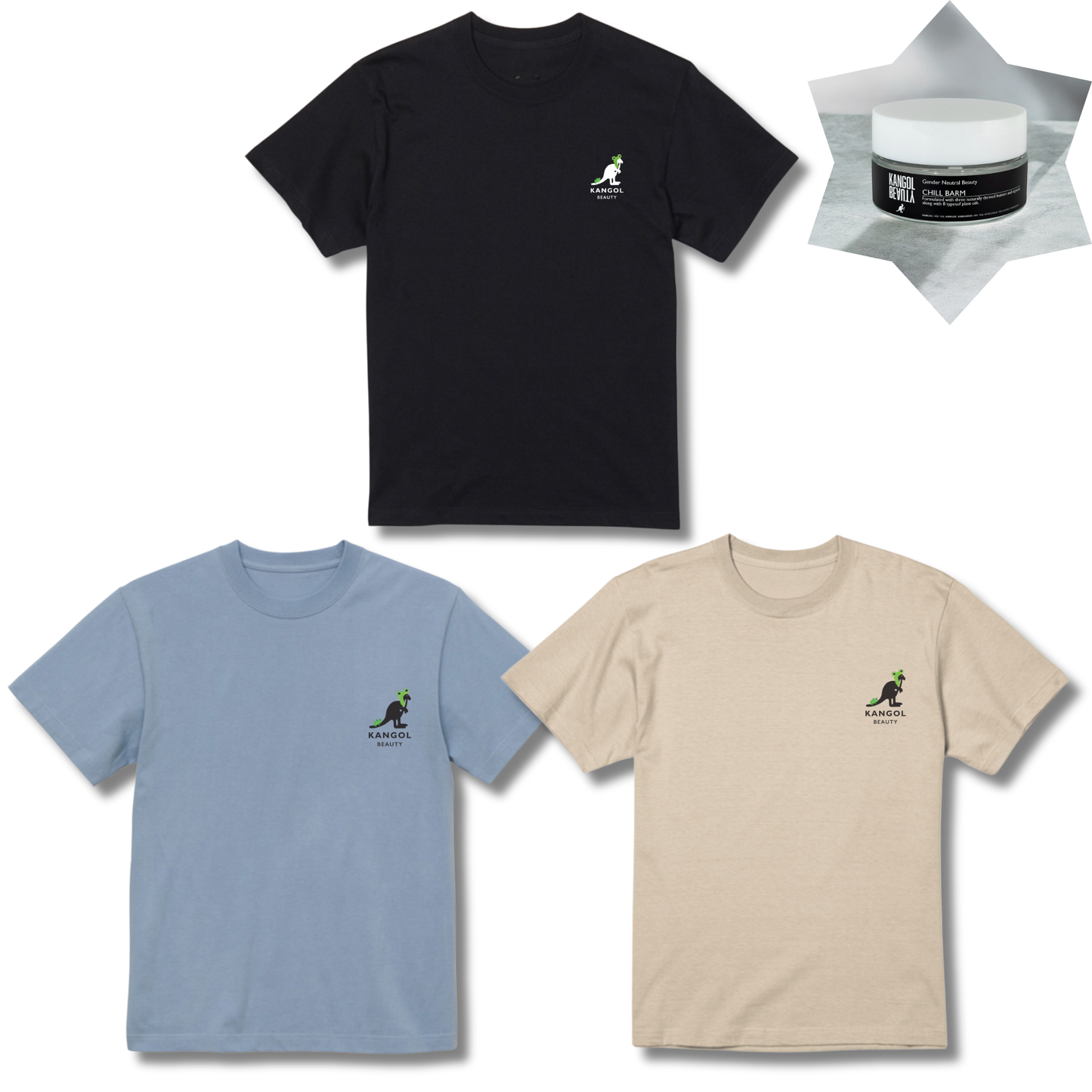 へち×KBコラボ/Tシャツ＋ヘアバームセット