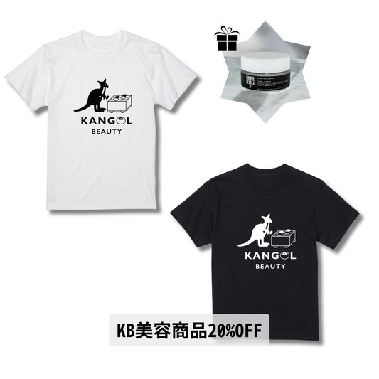 安田明夏 × KANGOL BEAUTYコラボ/Tシャツ＋ヘアバームセット