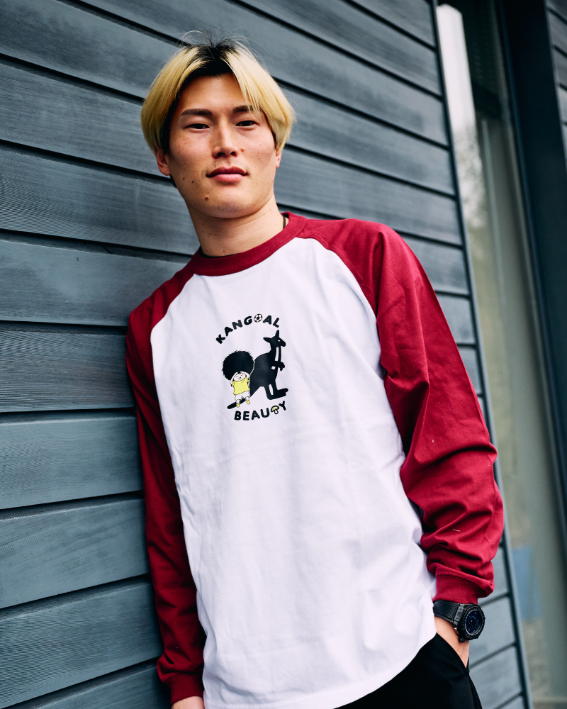 古橋亨梧 × KB ラグランロングTシャツ