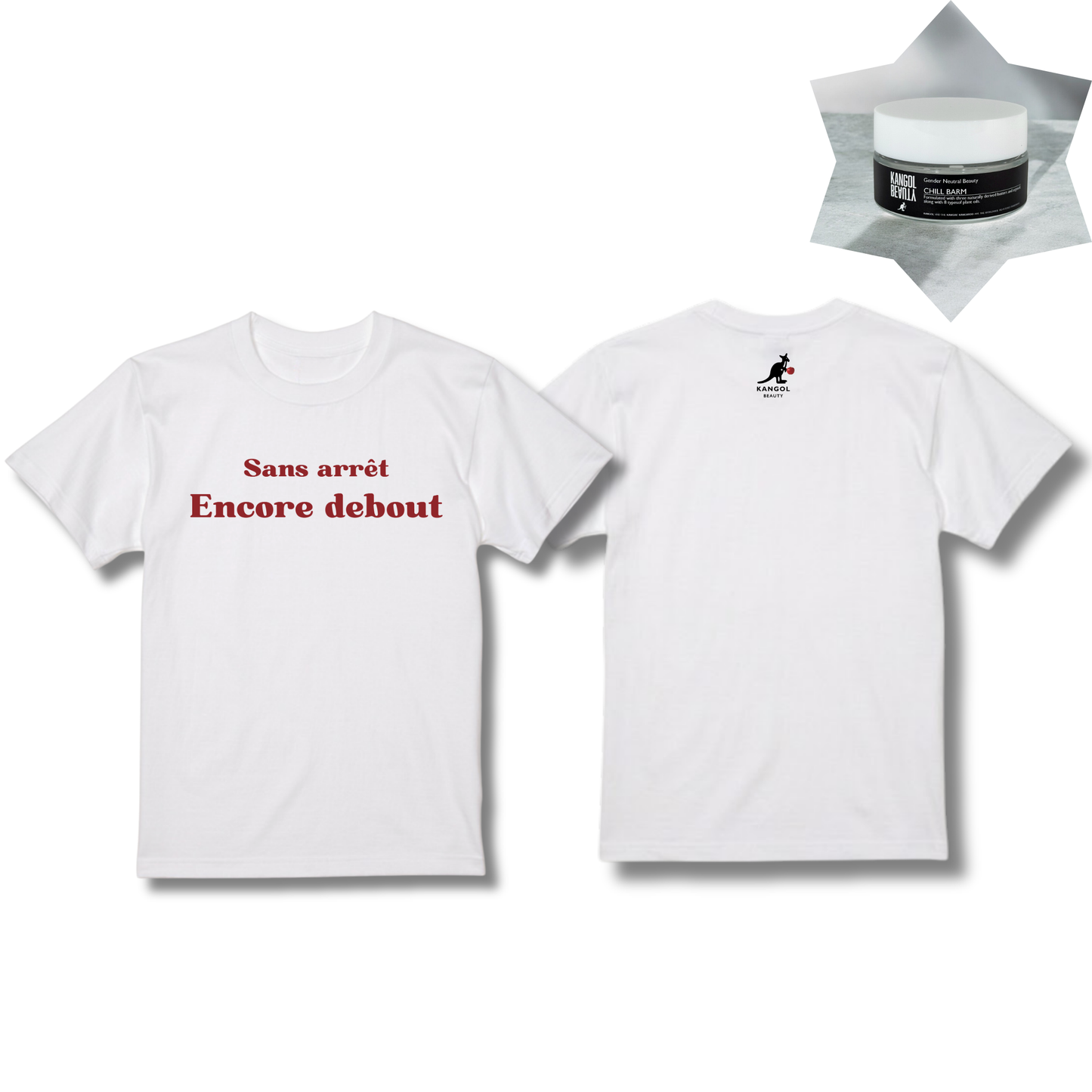 SAYAKA×KBコラボ/Tシャツ＋ヘアバームセット