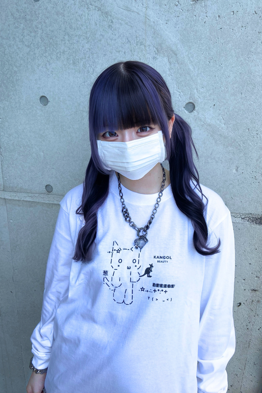 梛 × KBロングTシャツホワイト