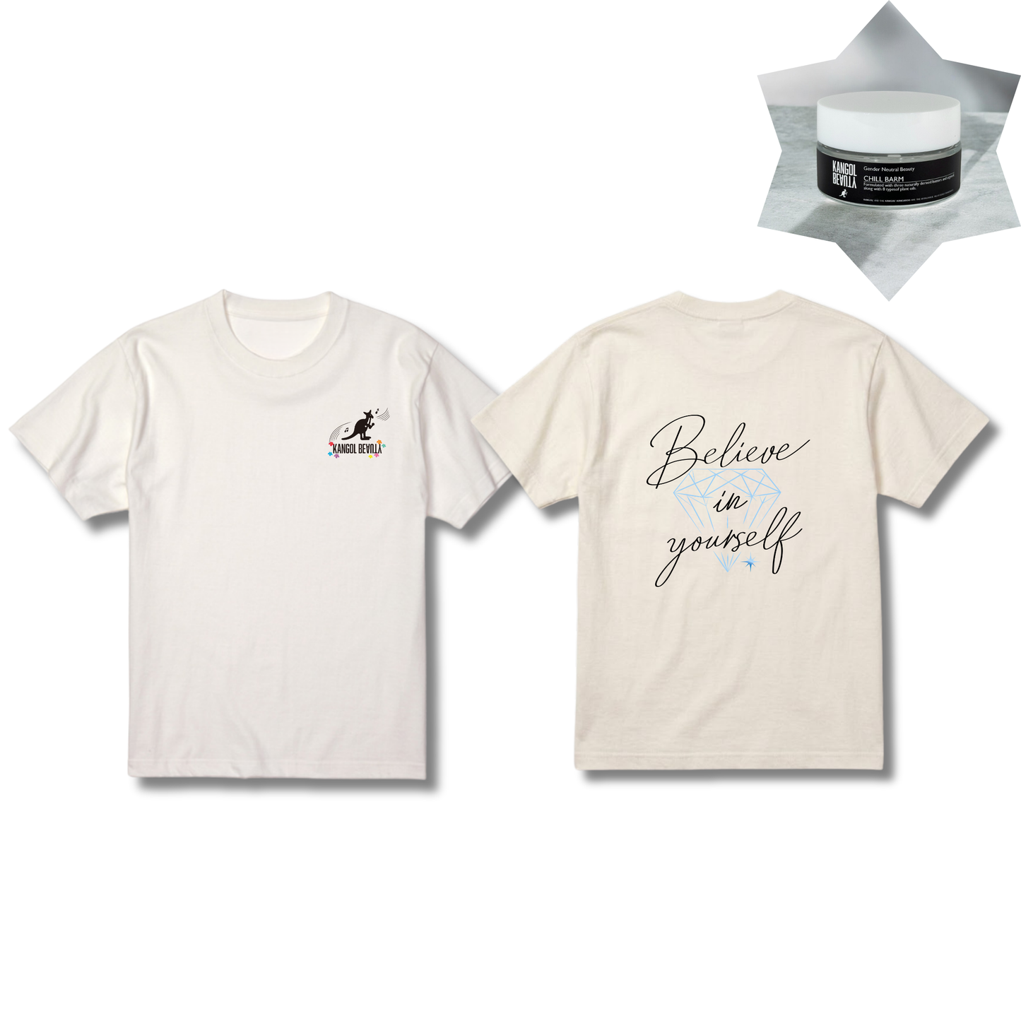 ayami×KBコラボ/Tシャツ＋ヘアバームセット