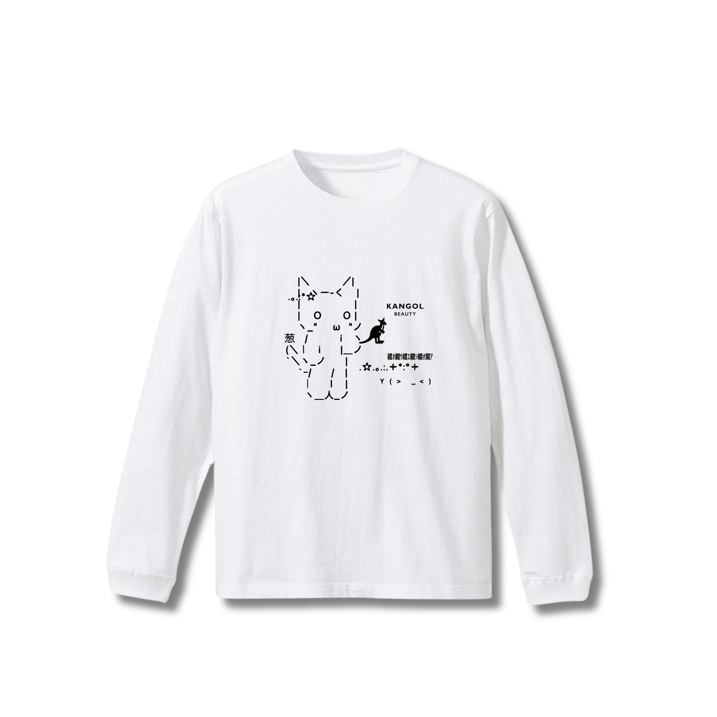 梛 × KBロングTシャツホワイト