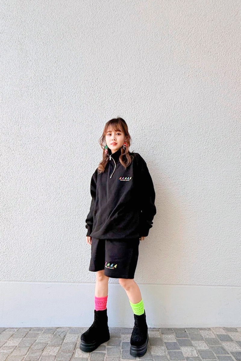 新垣里沙 ×KB スウェットショートパンツセット