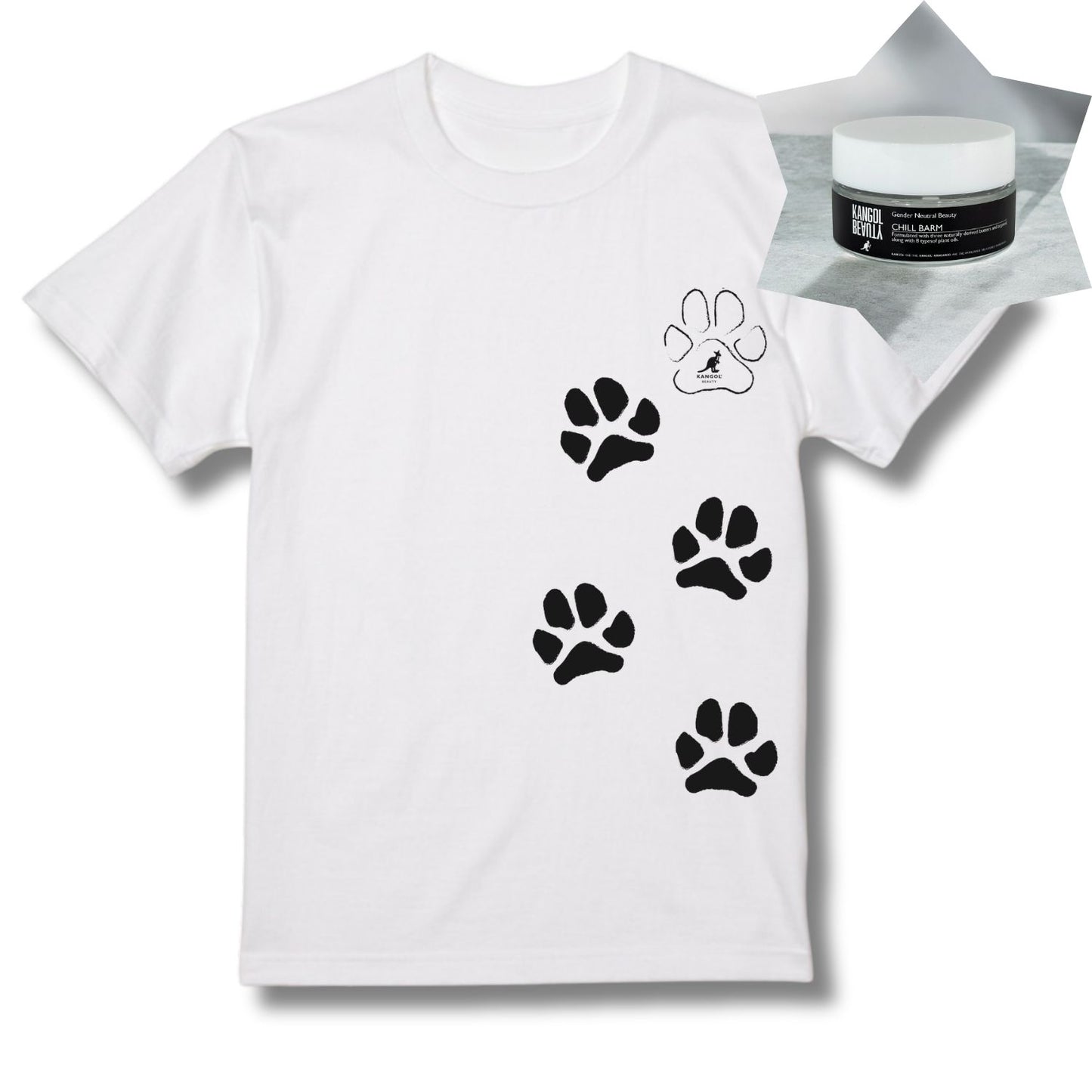おにゅこじハウス × KBコラボ/Tシャツ＋ヘアバームセット