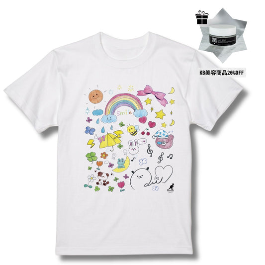 るい × KBコラボ/Tシャツ（手描きイラストVer.）+ヘアバームセット