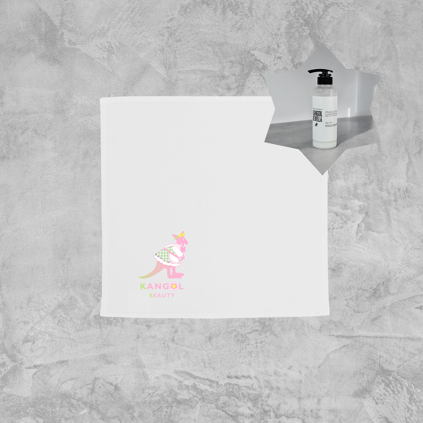 三枝りん × KB ハンカチ+トリートメントボトルセット