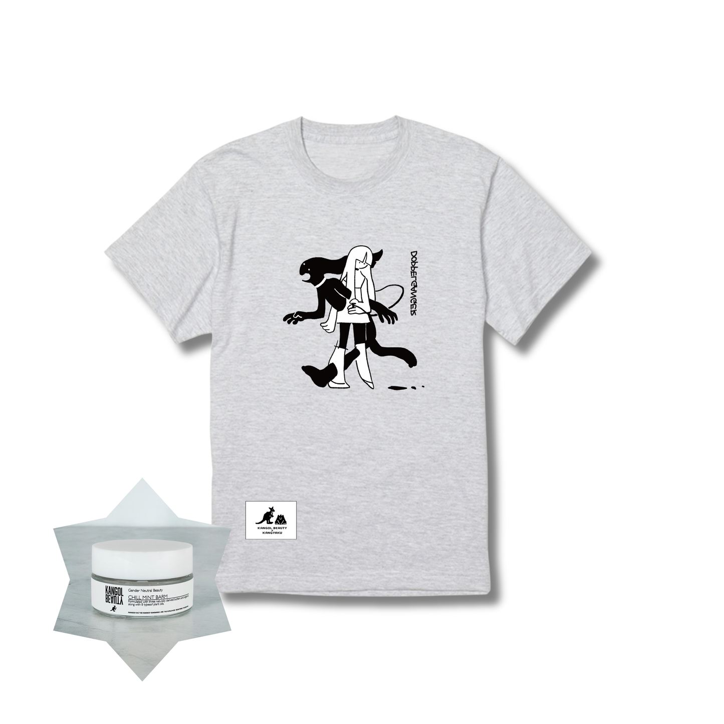 観虐 × KBコラボ/ Tシャツ（ノーマル）+ミントバームセット
