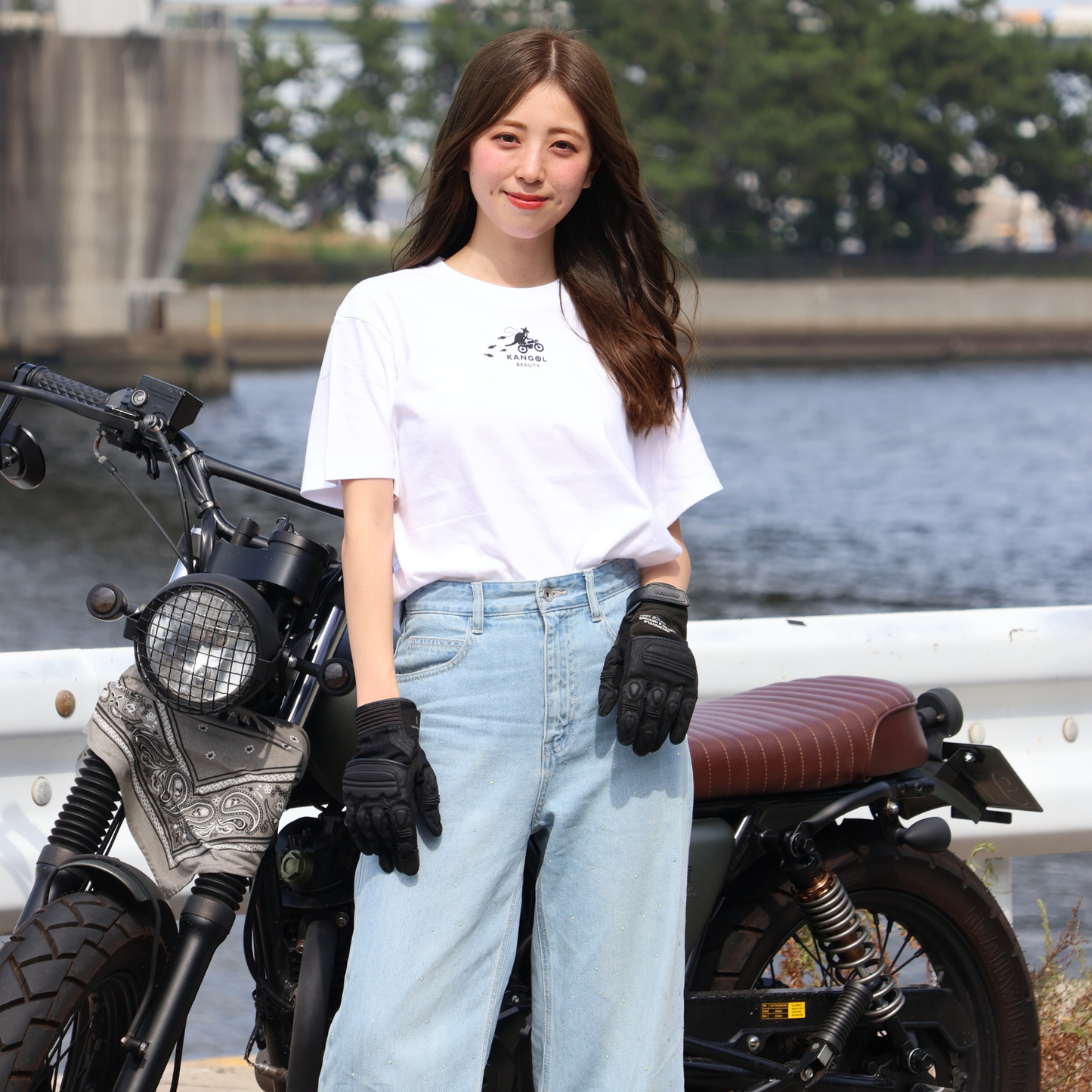 竹内千景 × KBコラボ/Tシャツ＋ヘアバームセット