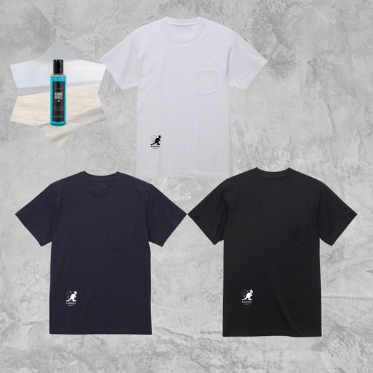 世界のモネ×KB ポケット付きTシャツ＋チルミントシャンプーセット