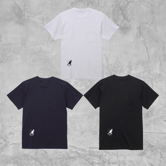 世界のモネ×KB ポケット付きTシャツ