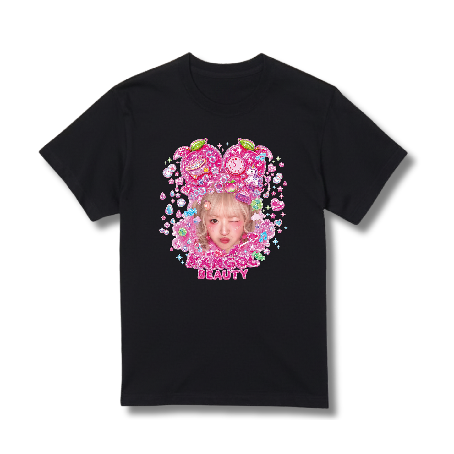 まるもももか🍑🐷 × KBコラボ/Tシャツ　【お渡し会参加チケット付き】