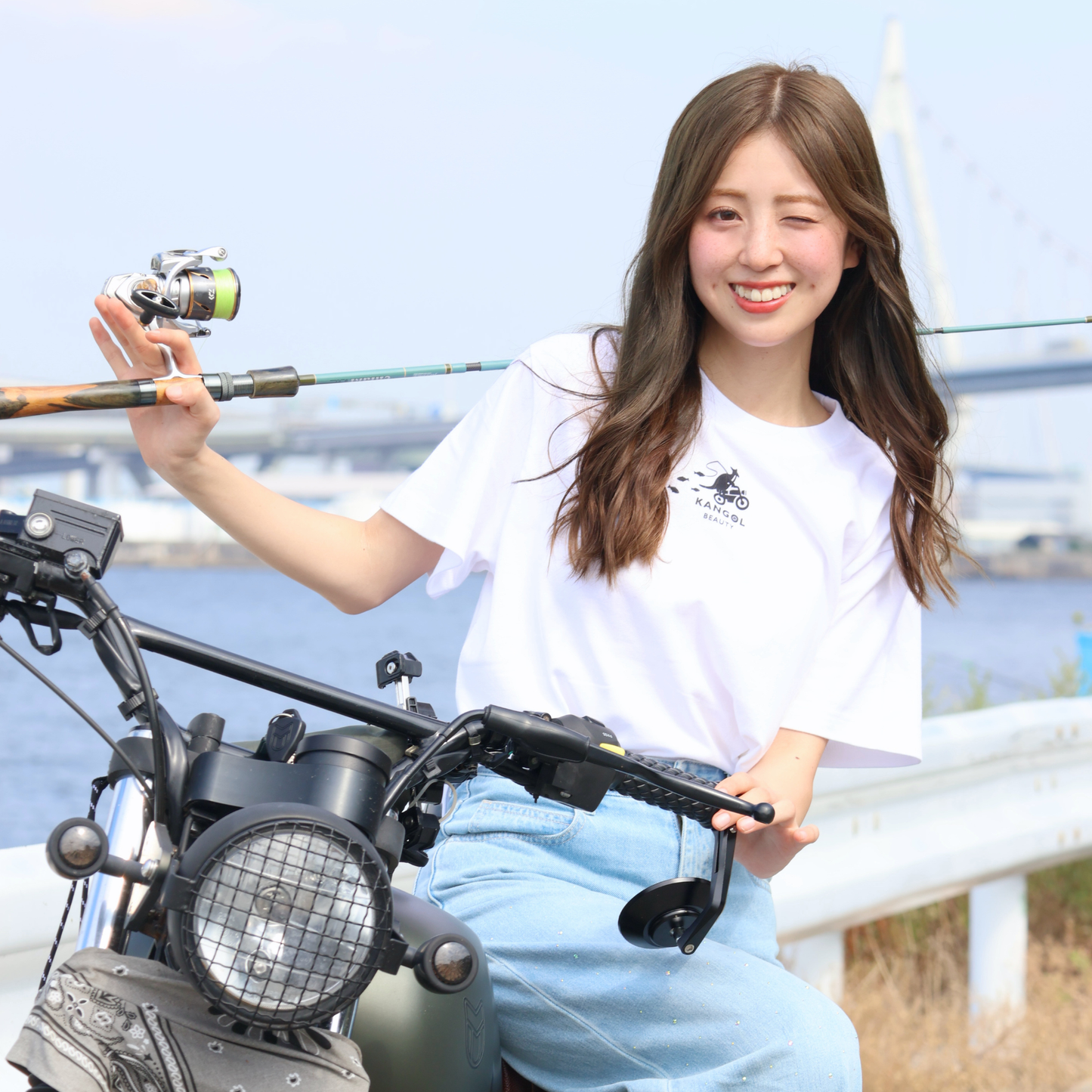 竹内千景 × KBコラボ/Tシャツ＋ヘアバームセット