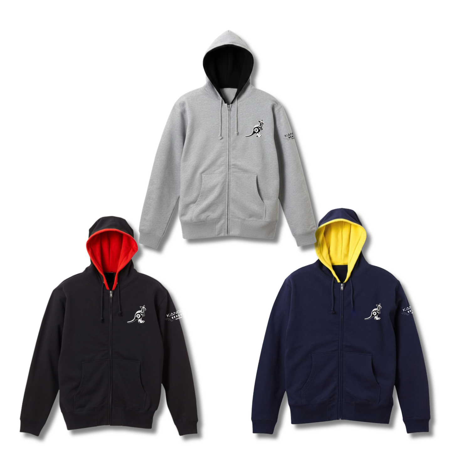よろこび☀️ × KB ZIPパーカー
