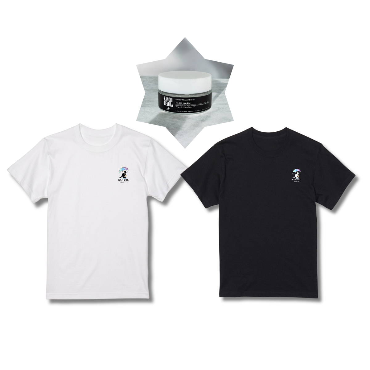 Leina × KBコラボ /ノーマルTシャツ+チルバームセット
