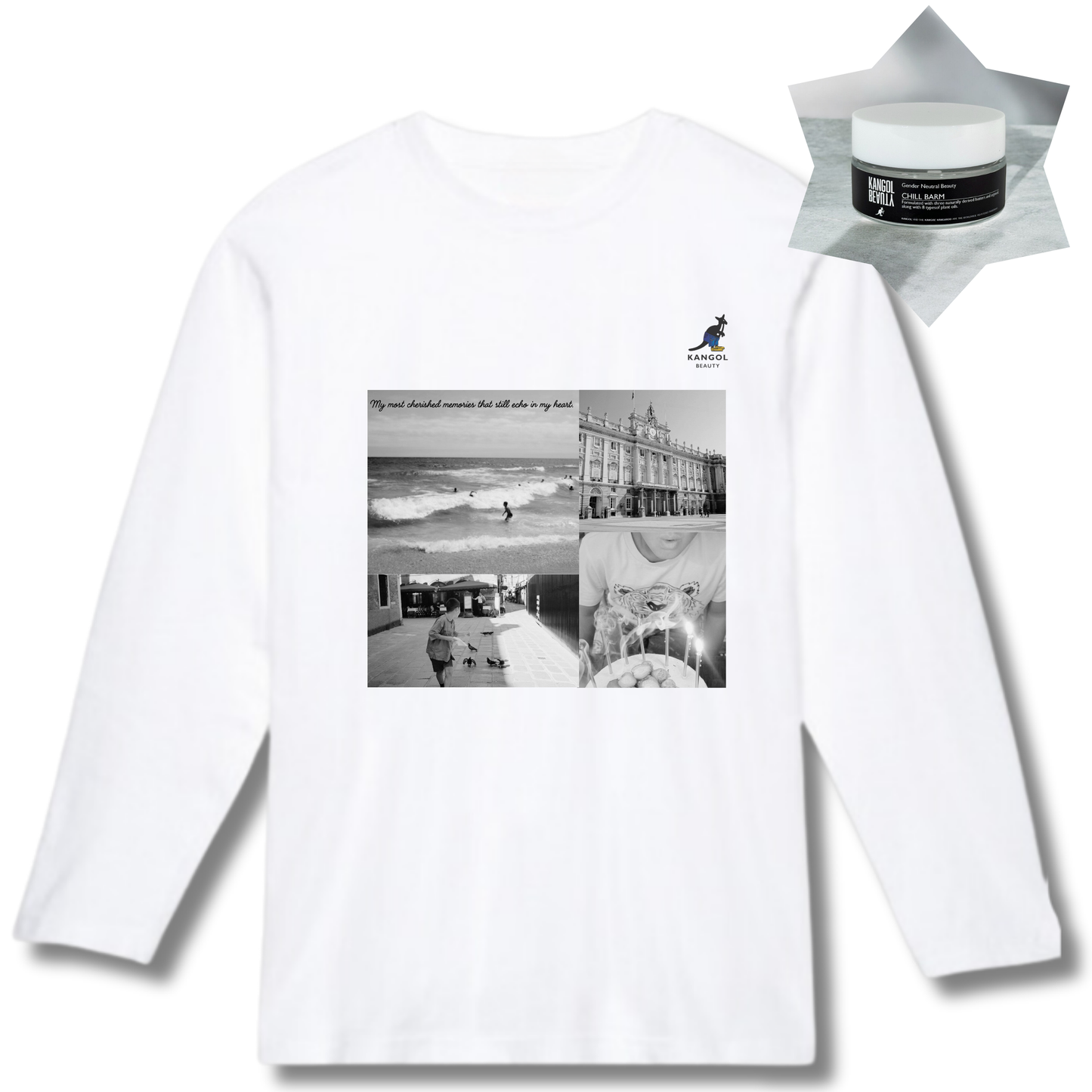 内田金吾 × KBコラボ/ロングTシャツ＋バームセット