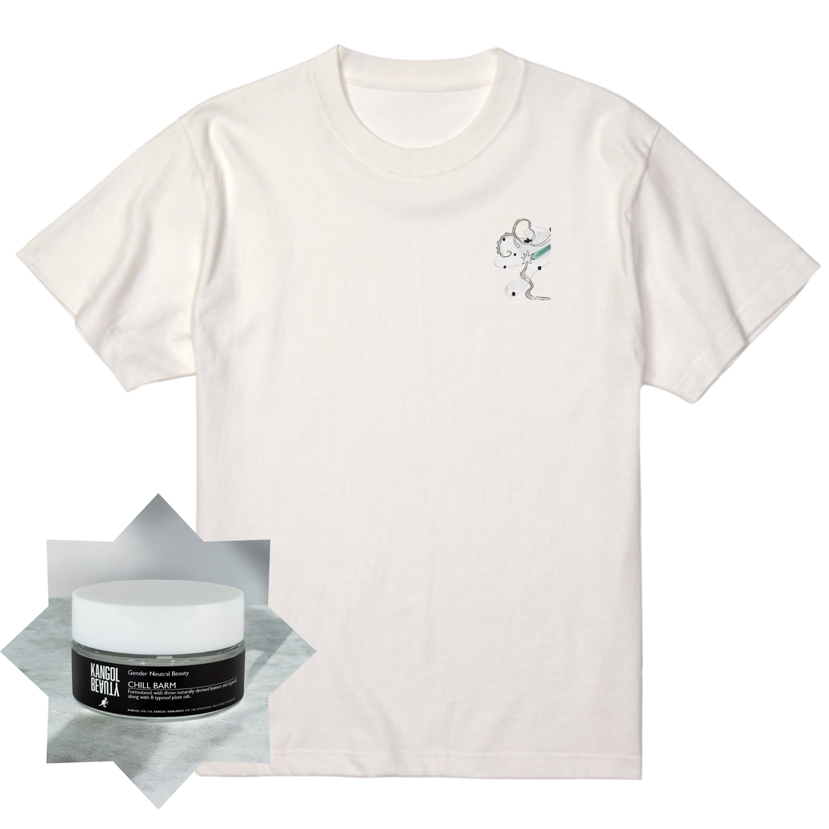 RINA × KBコラボ/Tシャツ ＋チルバーム