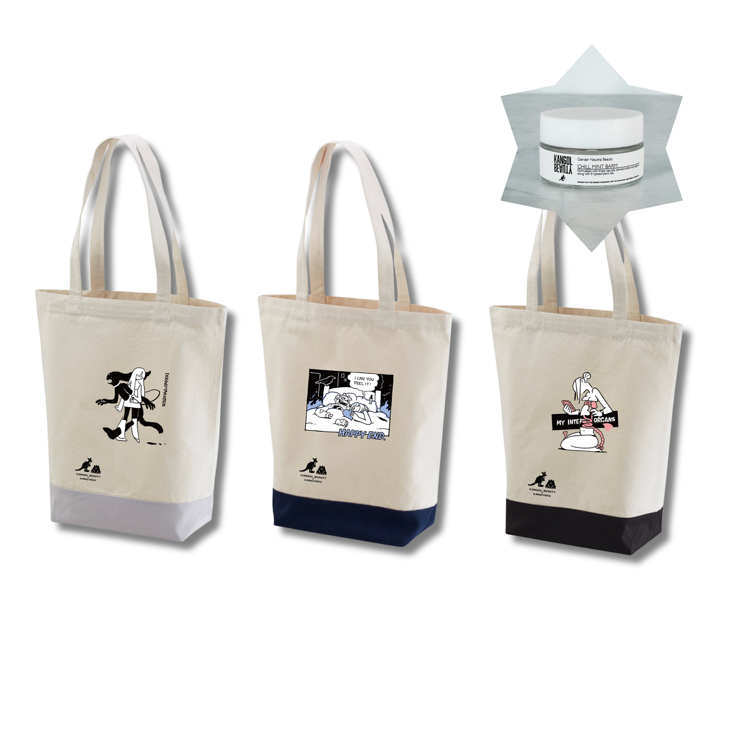 観虐 × KBコラボ/トートバック+ミントバームセット