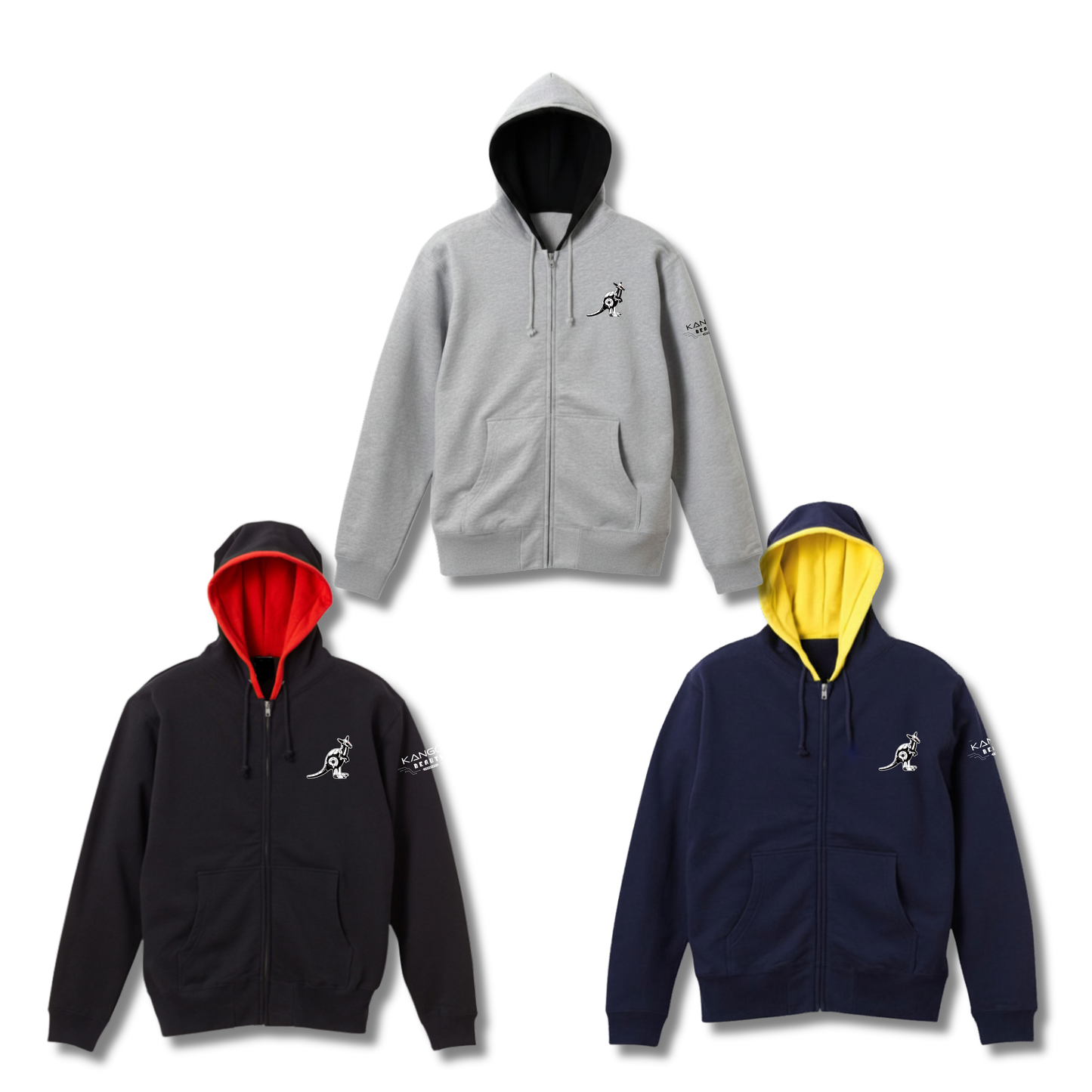 よろこび☀️ × KB ZIPパーカー