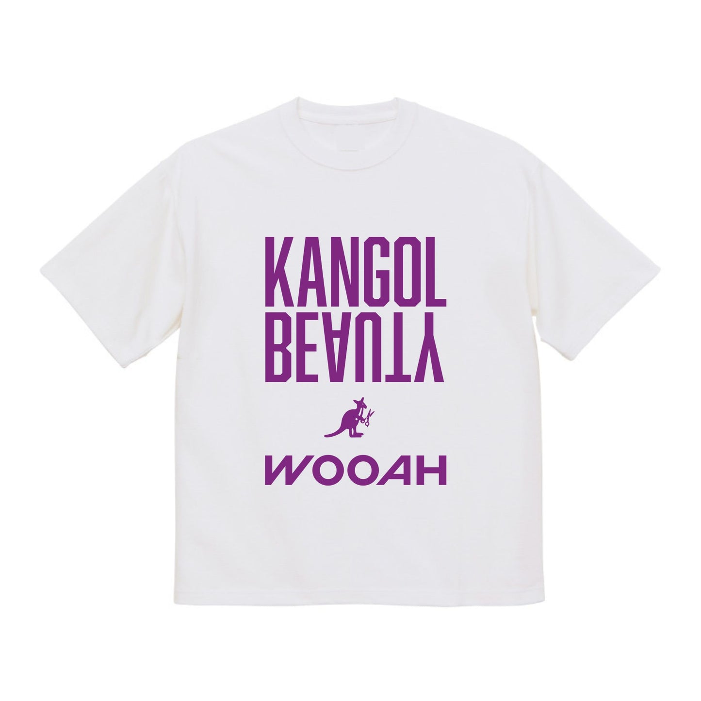 WOOAH x KANGOL BEAUTYコラボTシャツ/WOOYEON(ウヨン)우연・Limited Edition