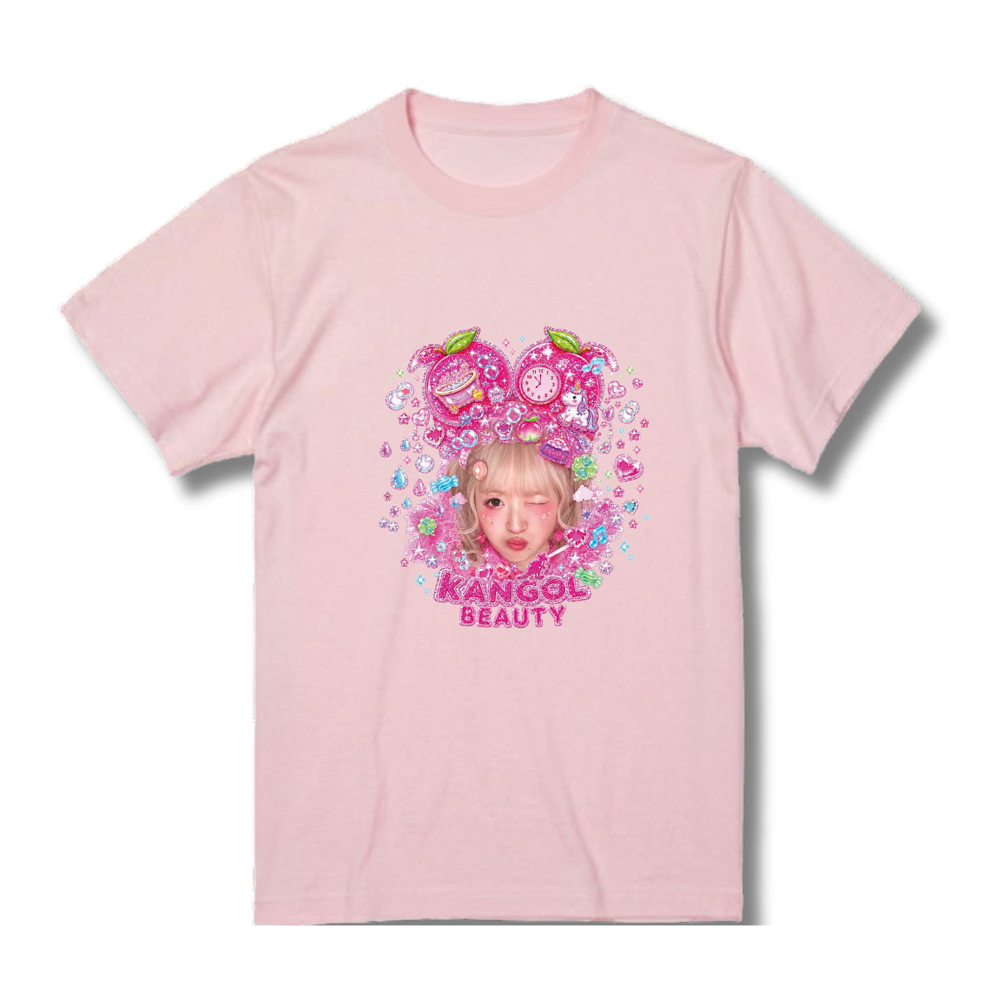 まるもももか🍑🐷 × KBコラボ/Tシャツ　【お渡し会参加チケット付き】