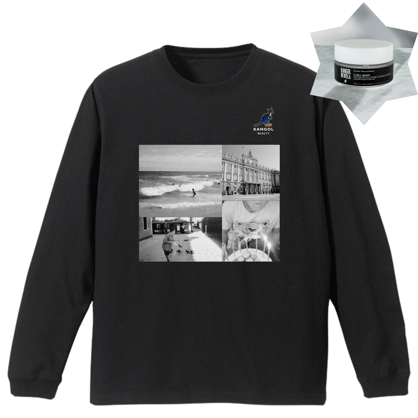 内田金吾 × KBコラボ/ロングTシャツ＋バームセット