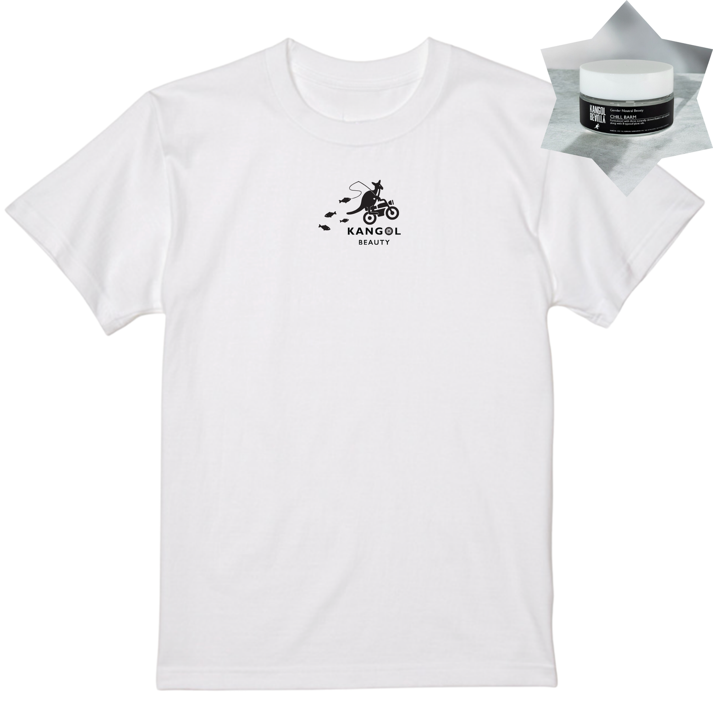 竹内千景 × KBコラボ/Tシャツ＋ヘアバームセット