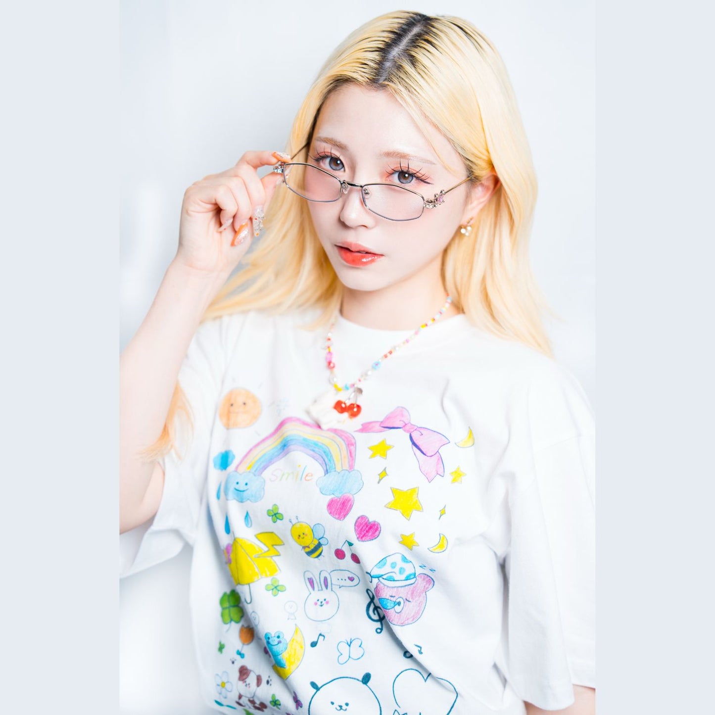 るい × KBコラボ/Tシャツ（手描きイラストVer.）+ヘアバームセット