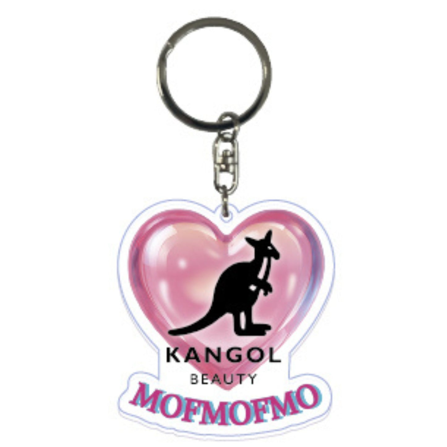 モフモフモー × KBコラボ/Tシャツ　ちゅるちゅるのハート♡キーホルダー(非売品)付き！